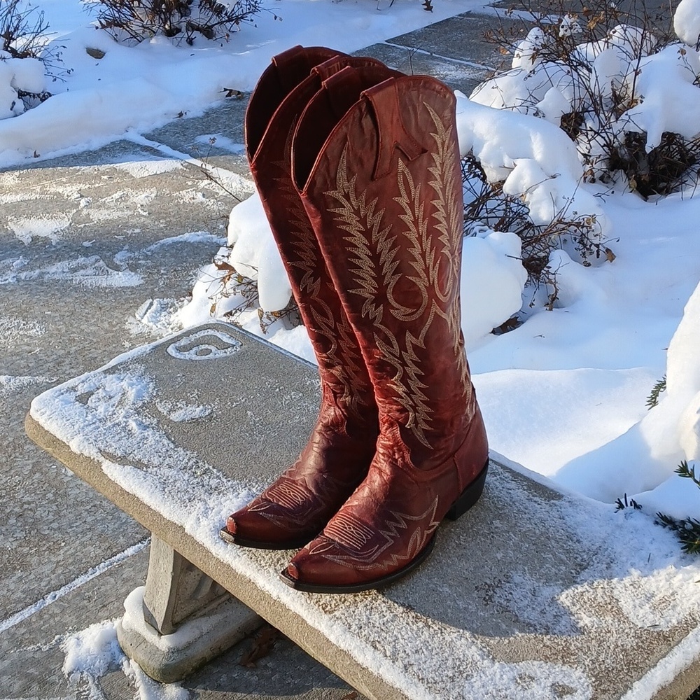 Old Gringo Red Mayra Boot Sz 9B - Picture 5 of 16